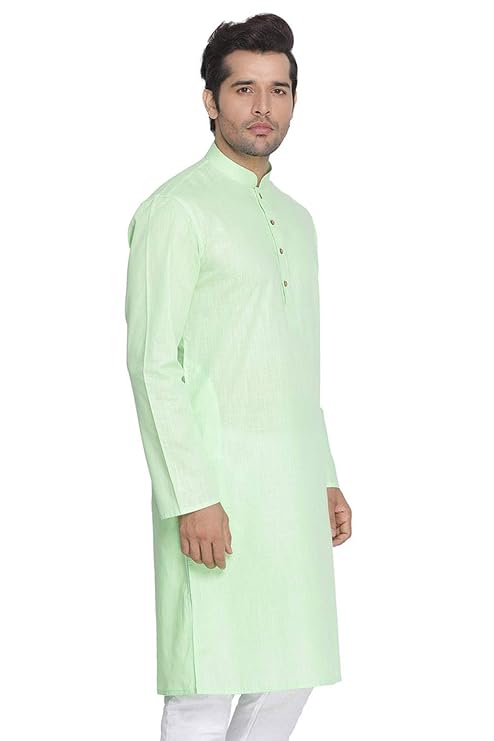 VASTRAMAY Men Kurta Colour Green2