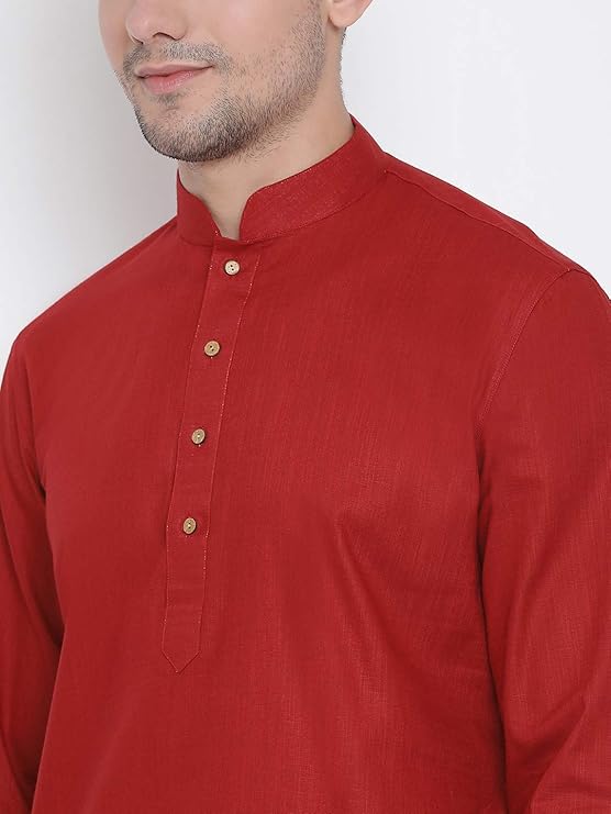 VASTRAMAY Men Kurta - Colour Maroon2