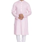 VASTRAMAY Men Kurta - Colour Pink