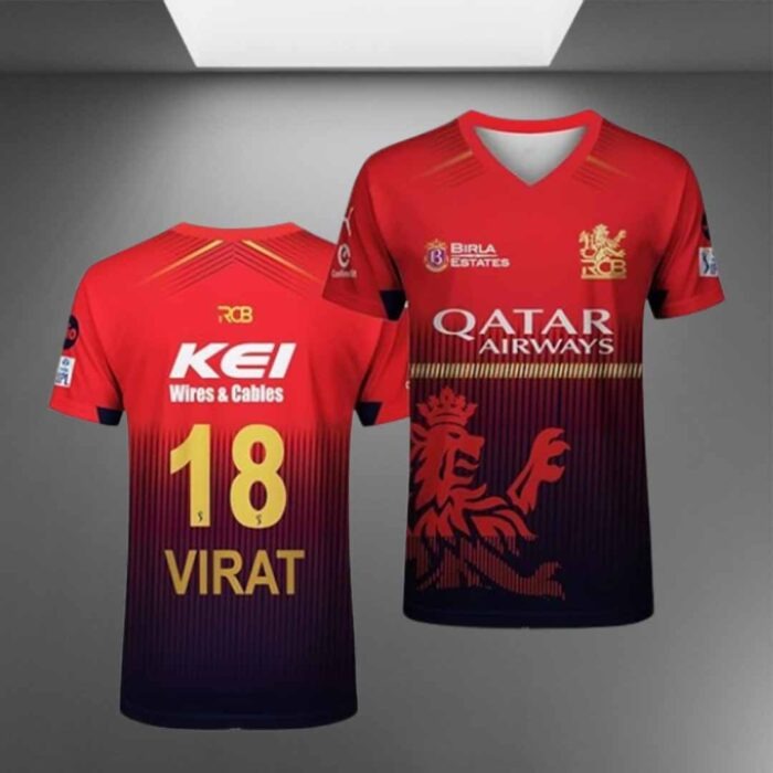 New RCB Jersey 2025 Virat 18 Tshirt for (Kid's,Men&Boy's)9