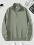 Men Full Sleeve Solid Sweatshirt Color Green
