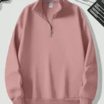 Men Full Sleeve Solid Sweatshirt Color Pink