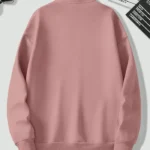 Men Full Sleeve Solid Sweatshirt Color Pink.