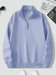 Men Full Sleeve Solid Sweatshirt Color Sky Blue
