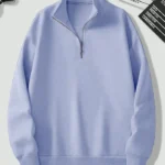 Men Full Sleeve Solid Sweatshirt Color Sky Blue