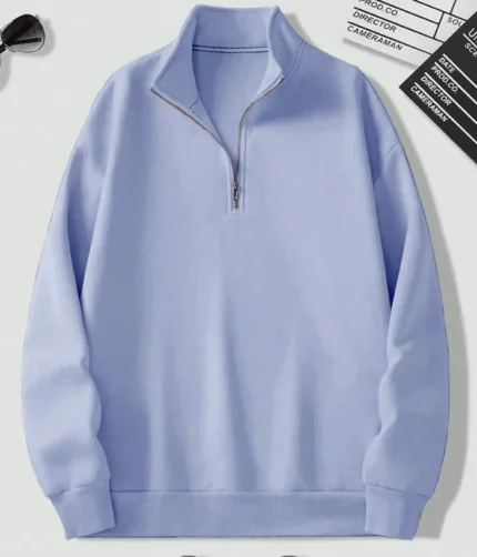 Men Full Sleeve Solid Sweatshirt Color Sky Blue