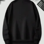 Men Full Sleeve Solid Sweatshirt – Color Black