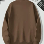 Men Full Sleeve Solid Sweatshirt – Color Coffee.