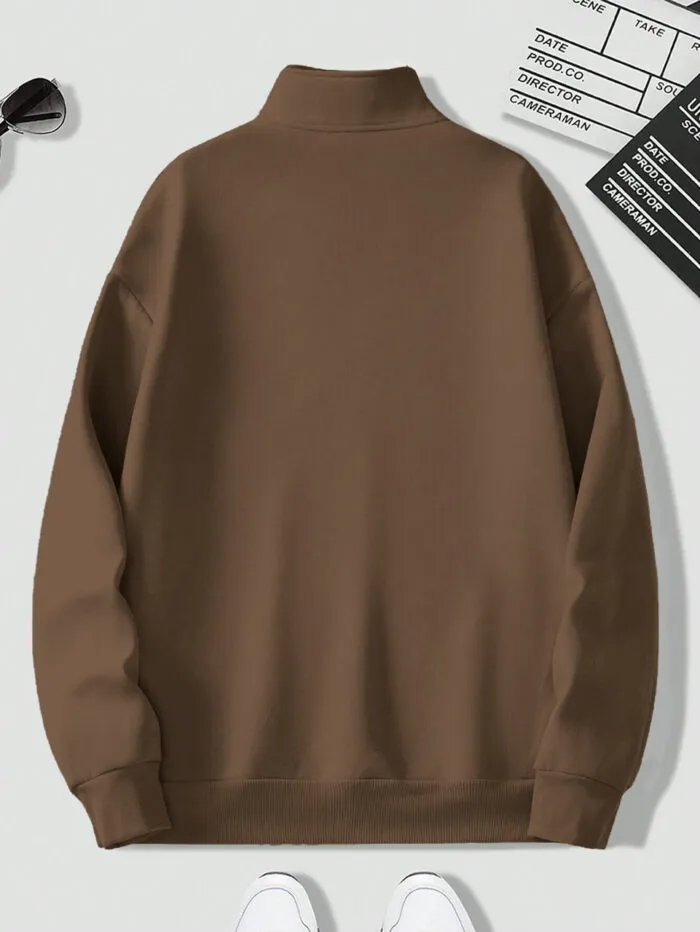 Men Full Sleeve Solid Sweatshirt – Color Coffee. Men Full Sleeve Solid Sweatshirt – Color Coffee.