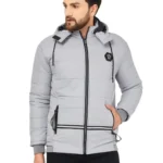 Men Puffer Jacket color Grey