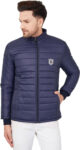 Men Puffer Jacket color Navy Blue