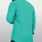 Mens Regular Fit Solid Soft Touch Cotton Casual Shirt with Pocket Design with Spread Collar & Full Sleeves colour -pine green