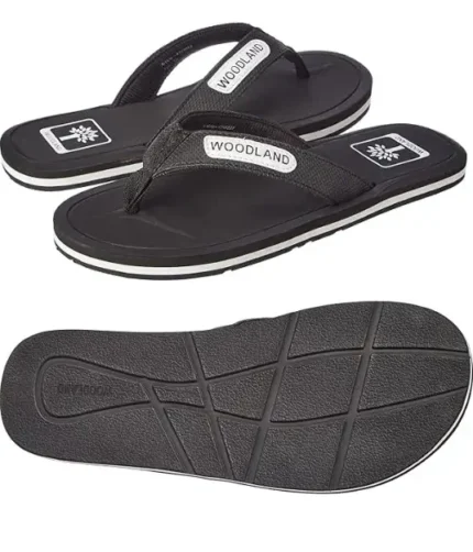 Woodland Men Flip-Flops - Black
