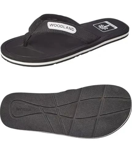 Woodland Men Flip-Flops - Black