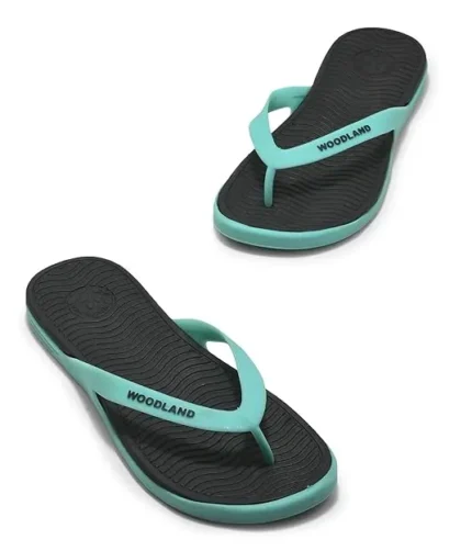 Woodland Men Maroon Flip-Flop - Green