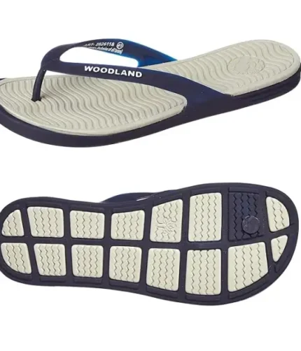 Woodland Men Maroon Flip-Flop - Navy