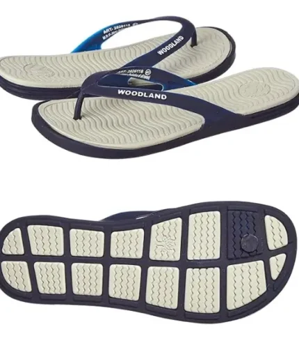 Woodland Men Maroon Flip-Flop - Navy